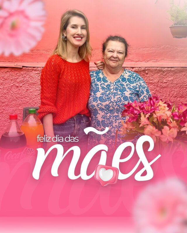 Feliz Dia das Mães pra quem adoça a vida todos os dias — seja de gente, de bicho ou de planta! Um abraço doce da Curitidoce pra você! 💗